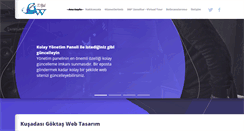 Desktop Screenshot of goktaswebtasarim.com