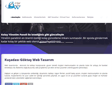 Tablet Screenshot of goktaswebtasarim.com